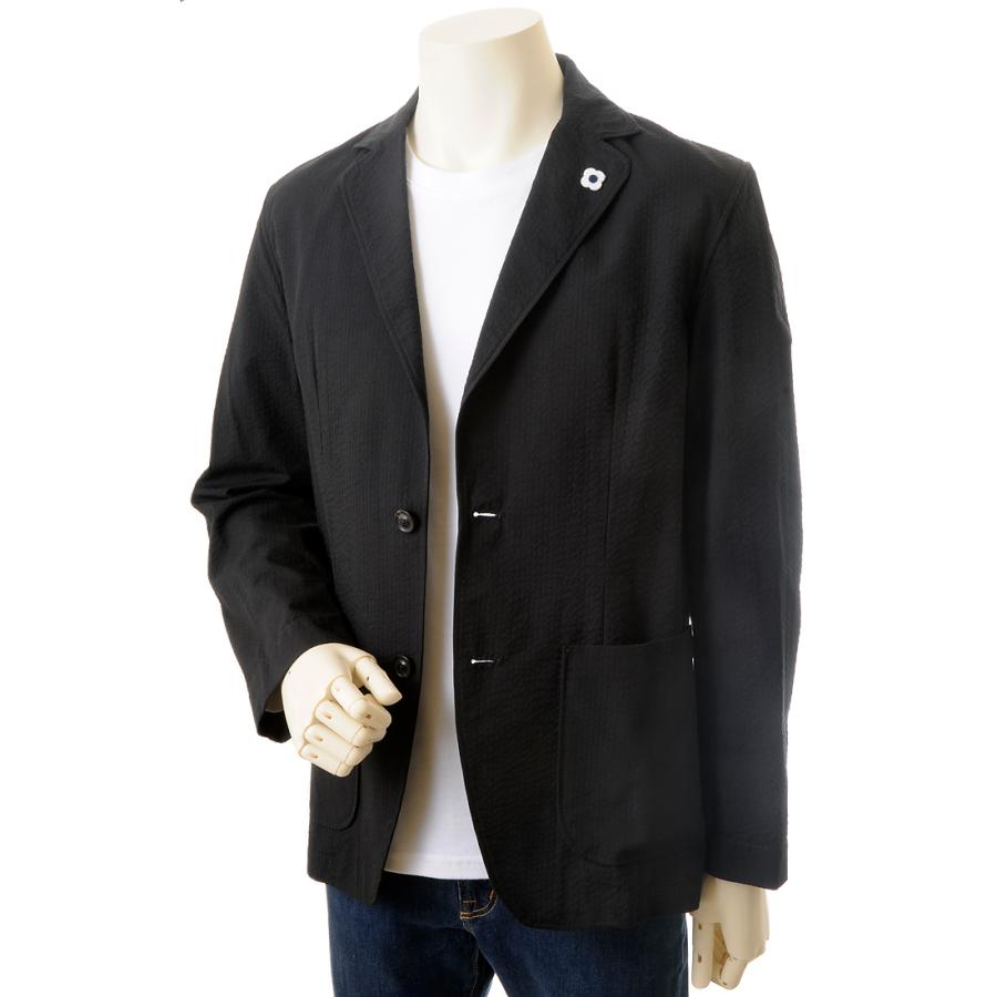 スーパーセール LARDINI ラルディーニ ジャケット メンズ ブラック EPSS60530 999 JAPAN FIT ジャパンフィットの画像