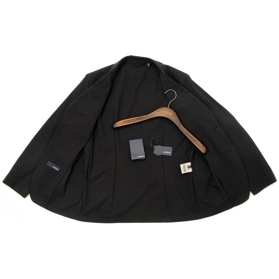 スーパーセール LARDINI ラルディーニ ジャケット メンズ ブラック EPSS60530 999 JAPAN FIT ジャパンフィットの画像