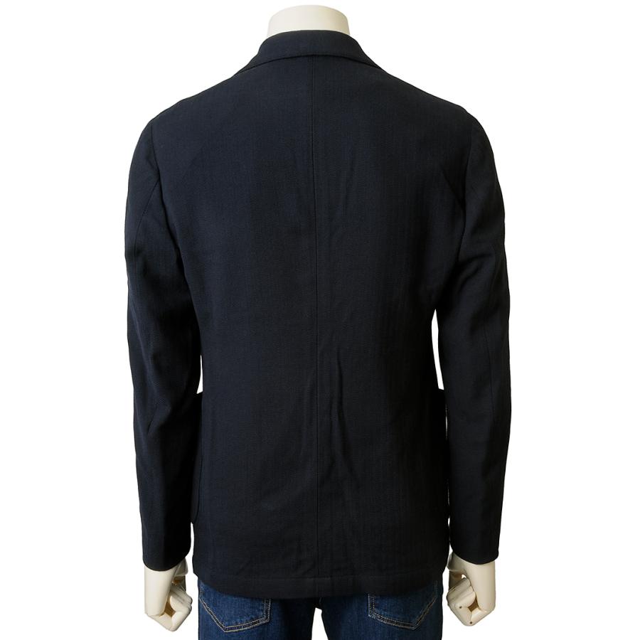 スーパーセール LARDINI ラルディーニ ジャケット メンズ ブラック EQSK62509 851の画像