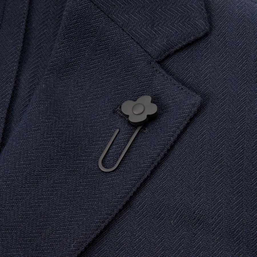 スーパーセール LARDINI ラルディーニ ジャケット メンズ ブラック EQSK62509 851の画像