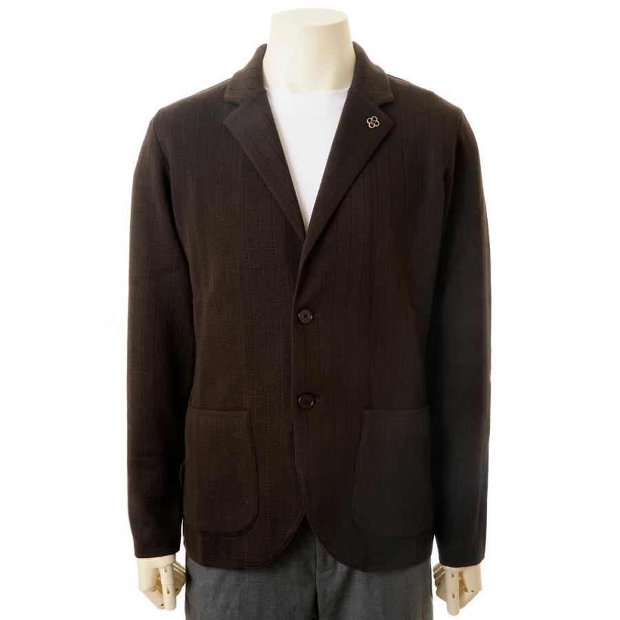 LARDINI ラルディーニ ニットジャケット メンズ ブラウン LARDINI ラルディーニ ニットジャケット メンズ ブラウン