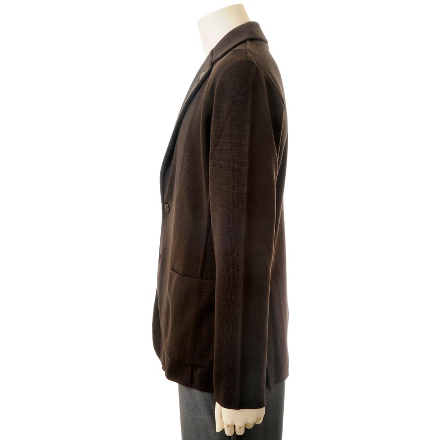 スーパーセール LARDINI ラルディーニ ニットジャケット メンズ ブラウン IR59004 450BLの画像