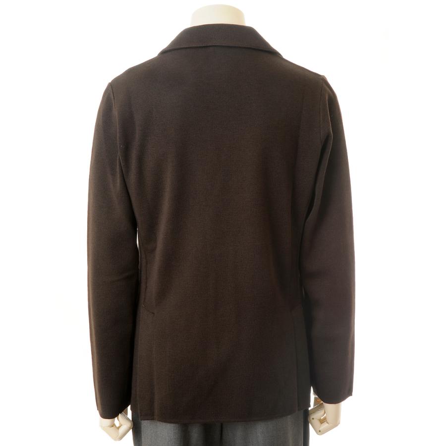 スーパーセール LARDINI ラルディーニ ニットジャケット メンズ ブラウン IR59004 450BLの画像