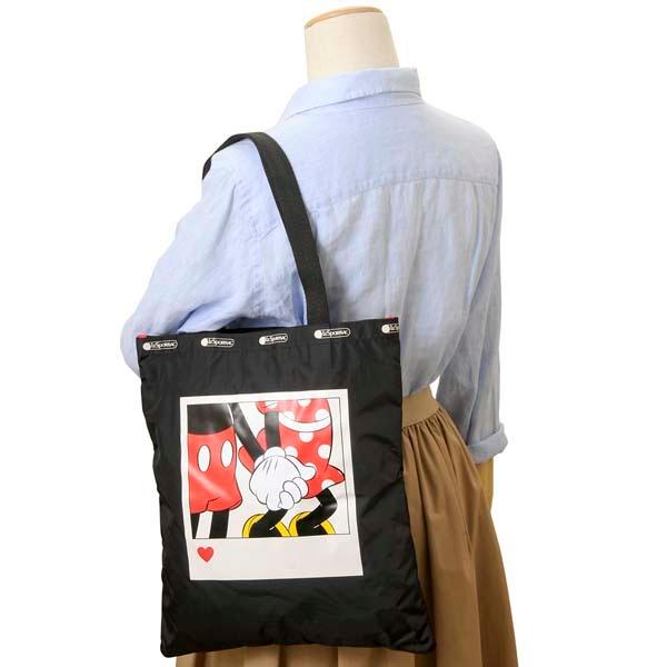 レスポ　LESPORTSAC バッグ　ミッキー　ミニー　ドナルド　ディズニー LeSportsac（レスポートサック）の「MINI N/S TOTE ディズニー