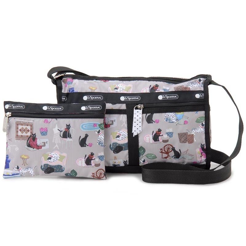 レスポートサック 2way リュックバッグ クラフティキャッツ ブラック