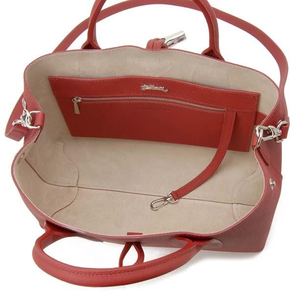 LONGCHAMP ロンシャン ハンドバッグ M レッド 10058 HPN 545