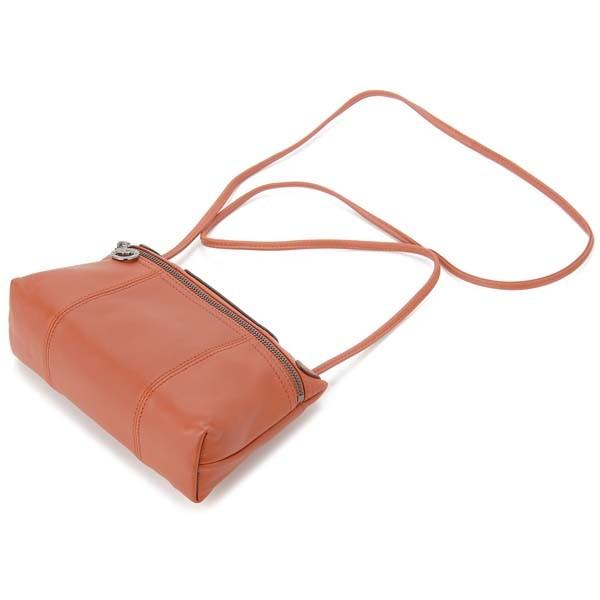 ◆LONGCHAMP ロンシャン ル プリアージュ キュイール ショルダーバッグ LONGCHAMP（ロンシャン） ショルダーバッグ レディース オレンジ 1061