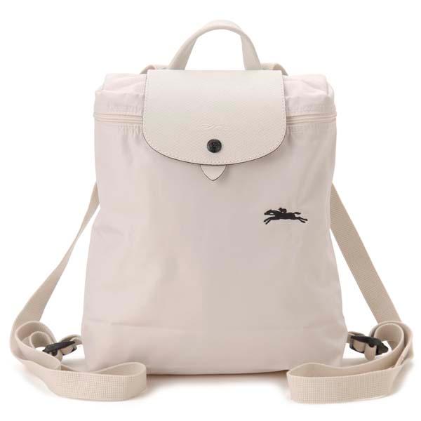 LONGCHAMP ロンシャン リュック バックパック ホワイト系 LONGCHAMP（ロンシャン） リュック レディース ホワイト 1699 619 337