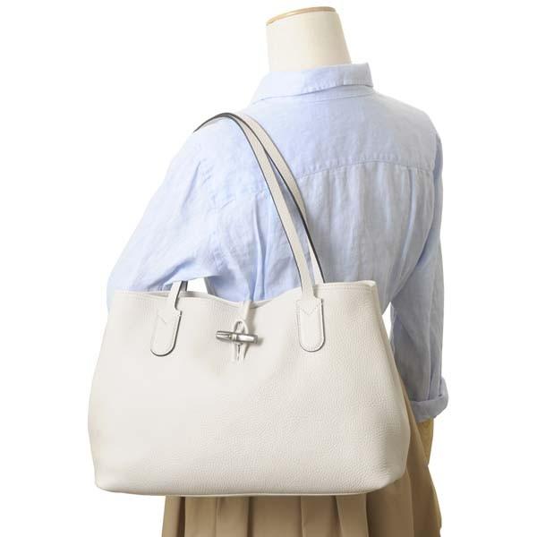 LONGCHAMP（ロンシャン） トートバッグ レディース ホワイト 2686 968