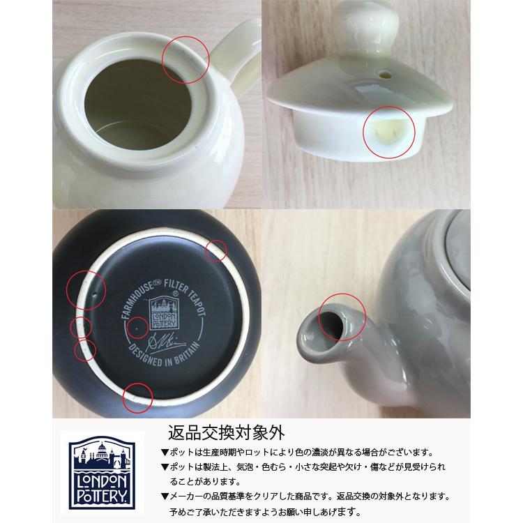 London Pottery（ロンドンポタリー） ティーポット 4カップ ブラック