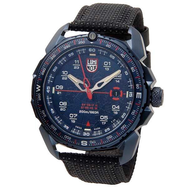 美品 ルミノックス アイスサー アークティック1203 ブルー メンズ 腕時計 美品 ルミノックス アイスサー アークティック1203 ブルー