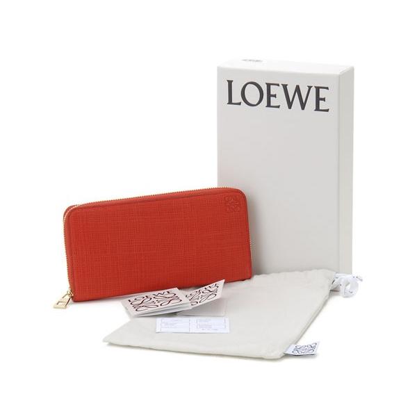 ロエベ LOEWE ラウンドファスナー長財布 101N88F137931 レッド｜s-select｜04