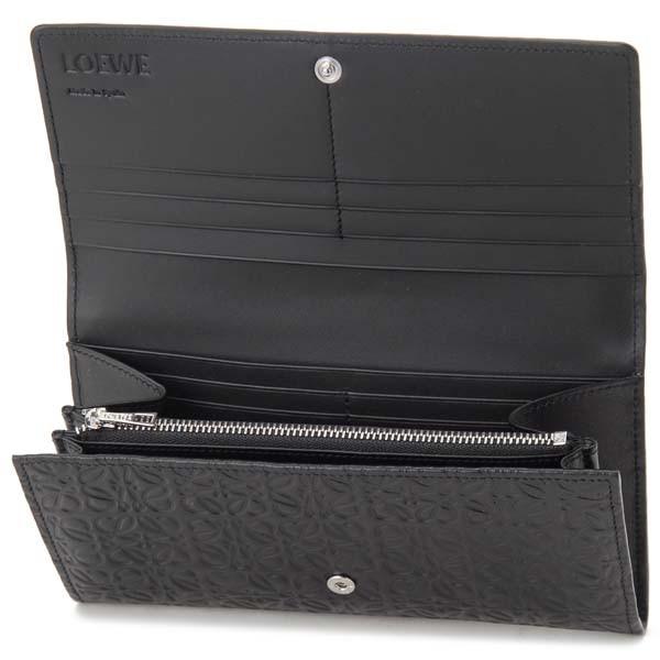 LOEWE ロエベ 長財布 レディース ブラック 黒 107.55.K98 1100 LOEWE ロエベ 長財布 レディース ブラック 黒 107.55.K98 1100