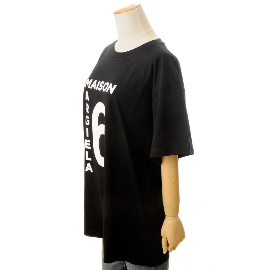Maison Margiela メゾンマルジェラ MM6 Tシャツ レディース ブラック 