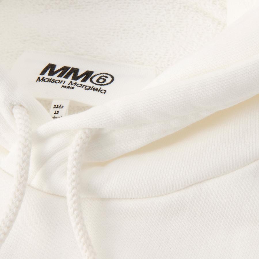 MM6 エムエムシックス トップス S ホワイト レディース MM6 メゾンマルジェラ Maison Margiela パーカー レディース ホワイト