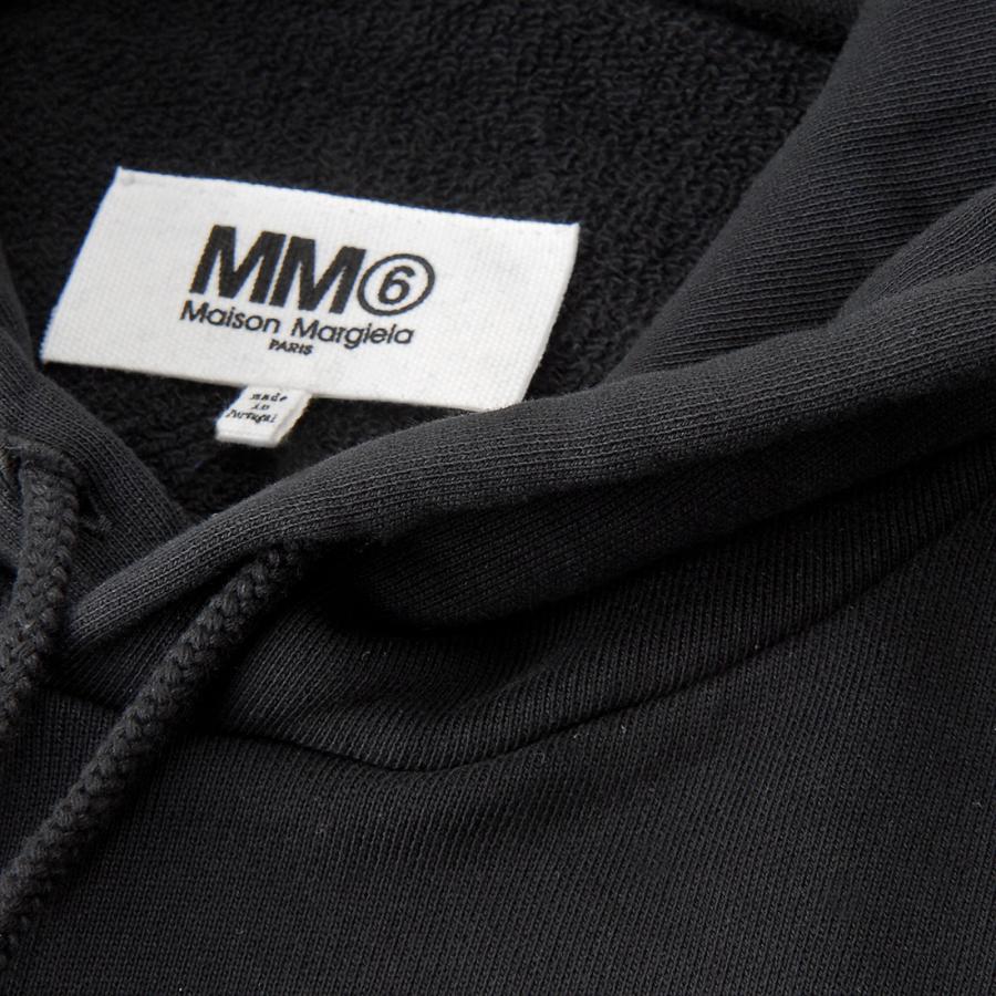 Maison Margiela メゾンマルジェラ パーカー レディース ブラック 52GU0191S25537900 MM6 エムエムシックス MM6 メゾンマルジェラ Maison Margiela パーカー レディース ブラック