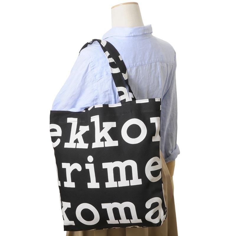 マリメッコ トートバッグ レディース 047312 911 コットン ロゴ marimekko マリメッコ トートバッグ 47312-911 コットン ロゴ