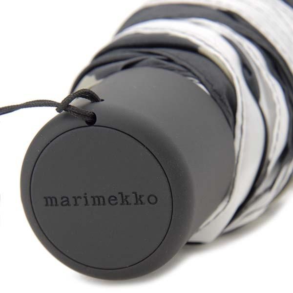 marimekko　マリメッコ 　 折りたたみ傘　ホワイト×ブラック Amazon | (マリメッコ) marimekko 折りたたみ傘 UNIKKO ウニッコ