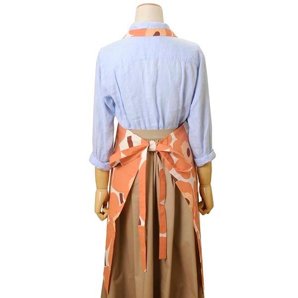 marimekko マリメッコ エプロン アプリコット 71131 834 PIENI