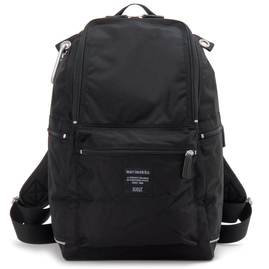 marimekko マリメッコ リュックサック バックパック ブラック 92512 999 BUDDY marimekko（マリメッコ） リュックサック バックパック ブラック 92512