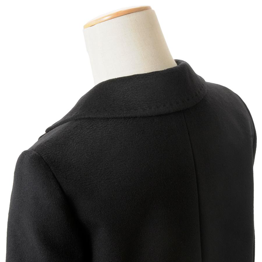 ボーナスストアPlus10％対象店 Max Mara マックスマーラ コート レディース ブラック TEVERE 013 TEVERE テベレの画像