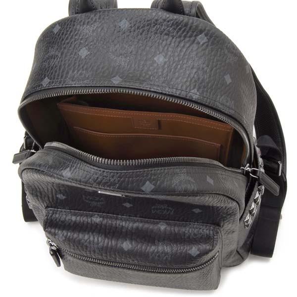 MCM（エムシーエム） リュック メンズ レディース ブラック 黒