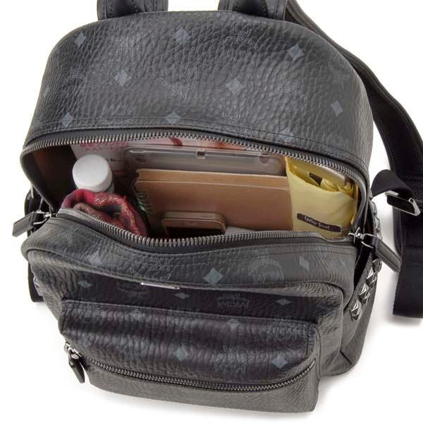 MCM エムシーエム リュック メンズ レディース ブラック 黒