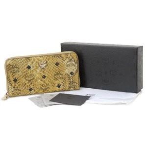 MCM エムシーエム 財布 ラウンドファスナー長財布 パイソン MCM エムシーエム 財布 ラウンドファスナー長財布 パイソン