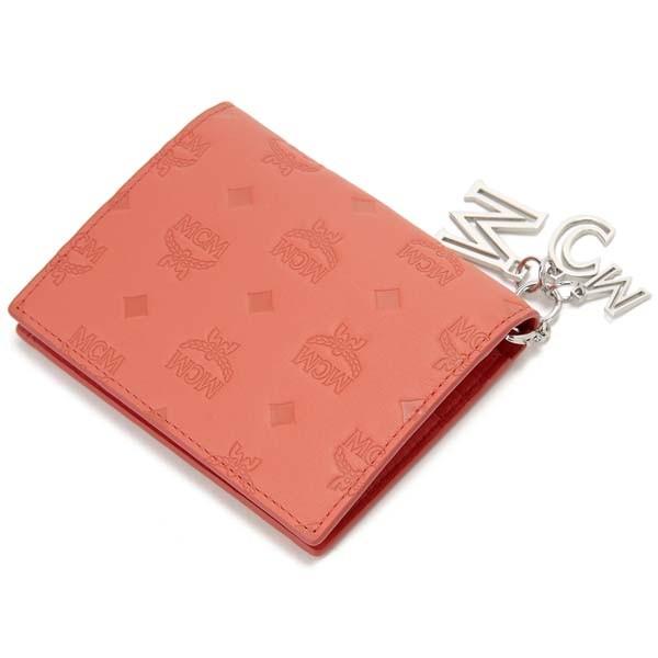 未使用　MCM エムシーエム　レザー二つ折り財布　バイカラー エムシーエム Mode Creation Munich(MCM) 財布 二つ折り財布
