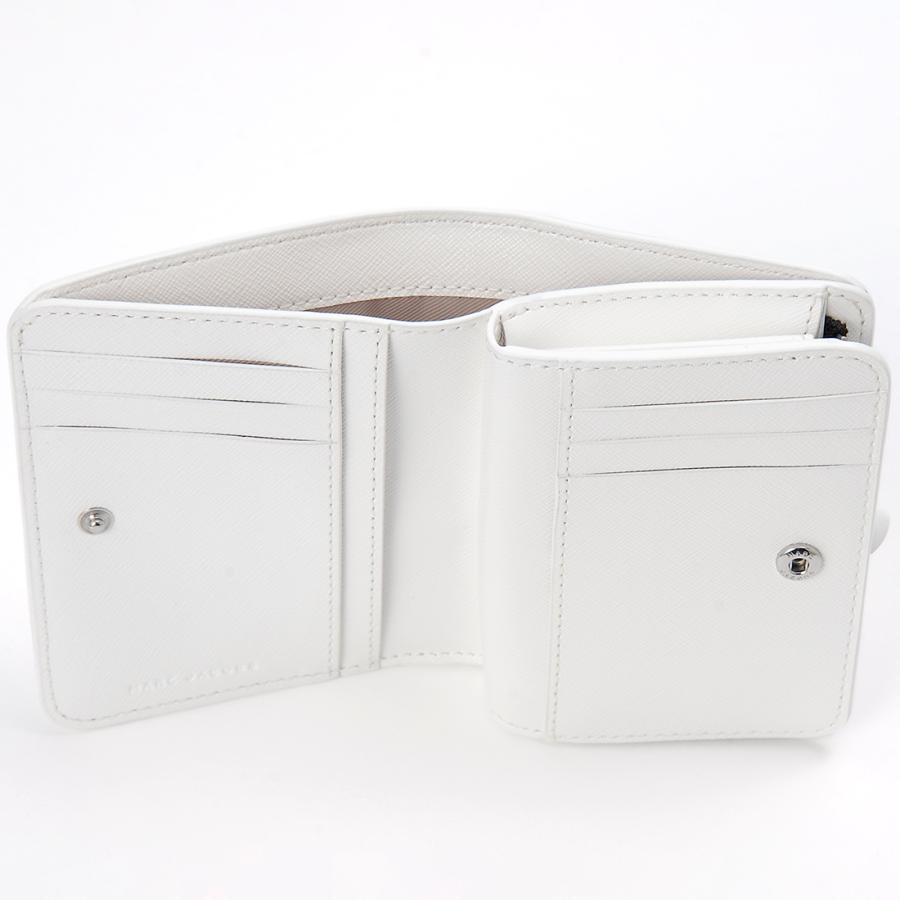 MARC JACOBS / 2つ折り財布/レザー/WHT/レディース/2f3smp051s07 MARC JACOBS（マーク・ジェイコブス） 二つ折り財布 2F3SMP051S07