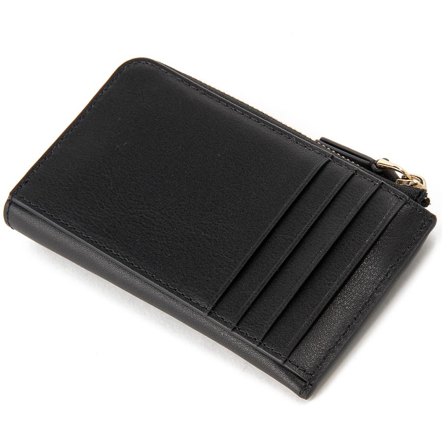新品 マークジェイコブス ダブルJ レザー 財布 カードケース ブラック MARC JACOBS（マーク・ジェイコブス） 財布 カードケース レディース