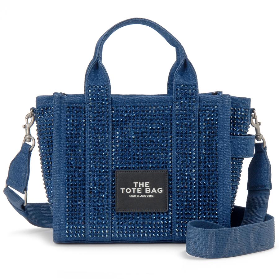 MARC JACOBS マークジェイコブス トートバッグ レディース ブルー 2S5HTT026H03 475 THE CRYSTAL DENIM TOTE BAG MARC JACOBS（マーク・ジェイコブス） トートバッグ レディース ブルー