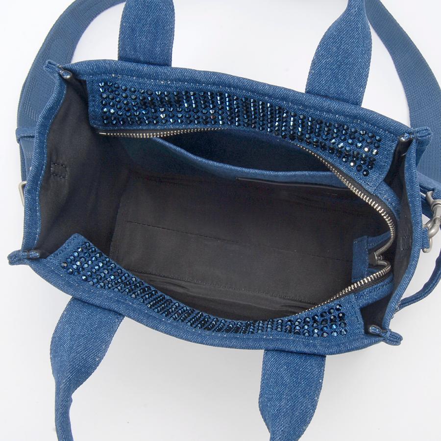 MARC JACOBS マークジェイコブス トートバッグ レディース ブルー 2S5HTT026H03 475 THE CRYSTAL DENIM TOTE BAG MARC JACOBS（マーク・ジェイコブス） トートバッグ レディース ブルー