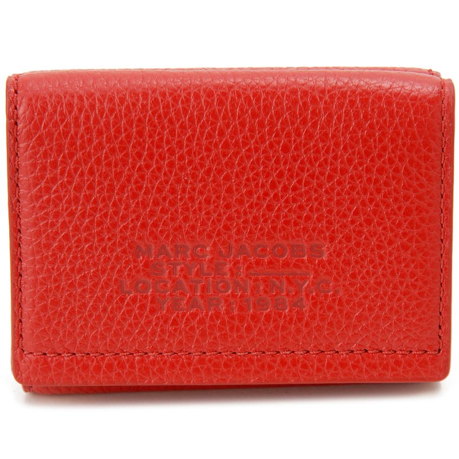 MARC JACOBS マークジェイコブス 三つ折り財布 レッド MARC JACOBS マークジェイコブス 三つ折り財布 レッド