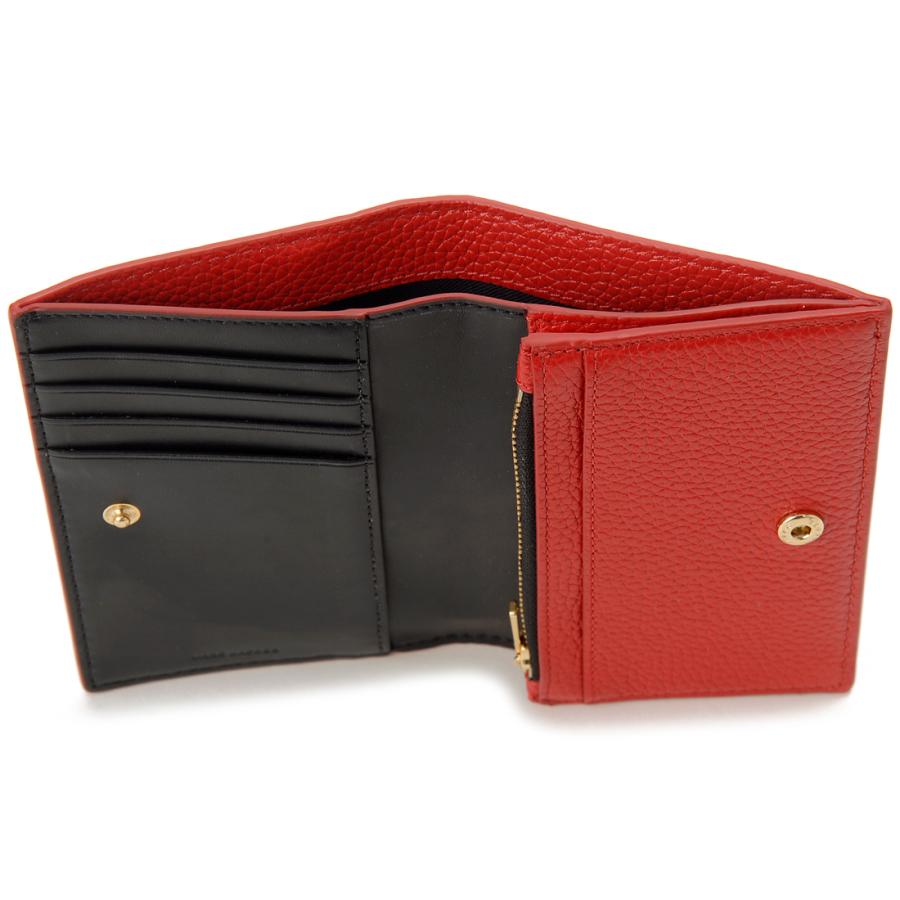 MARC JACOBS マークジェイコブス 二つ折り財布 レッド MARC JACOBS マークジェイコブス 二つ折り財布 レッド