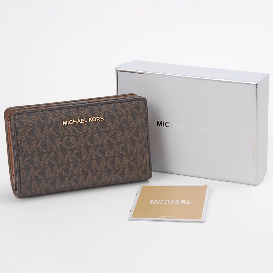 MICHAEL KORS マイケルコース 二つ折り財布 32S5G8ED6B 227 MICHAEL KORS マイケルコース 二つ折り財布 レディース ブラウン