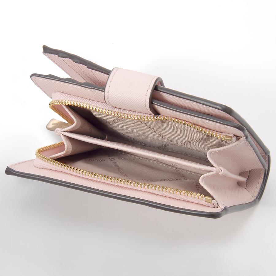 Michael Kors 二つ折り財布 MKロゴライトピンク マイケルコース MICHAEL KORS マイケルコース 二つ折り財布