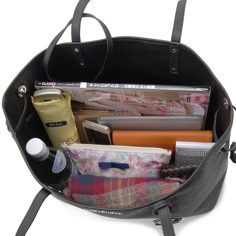 MICHAEL KORS / ハンドバッグ/レザー/ブラック/総柄/35T8STVT9B MICHAEL KORS（マイケルコース） トートバッグ 35T8STVT9B-BK ブラック