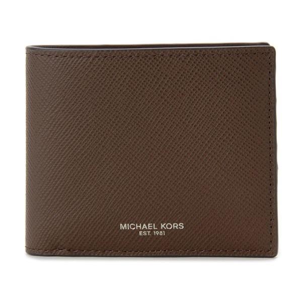 MICHAEL KORS マイケルコース 二つ折り財布 39F5LHRF3L 203 ブラウン メンズ｜s-select