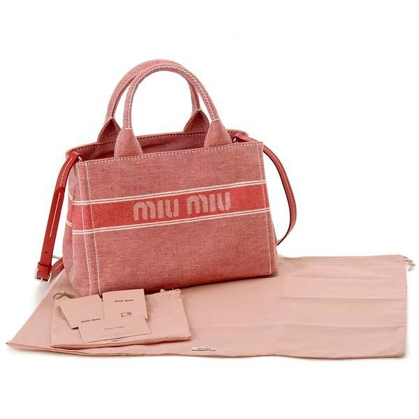 miu miu（ミュウミュウ） ハンドバッグ レディース レッド 5BA219 2DPL