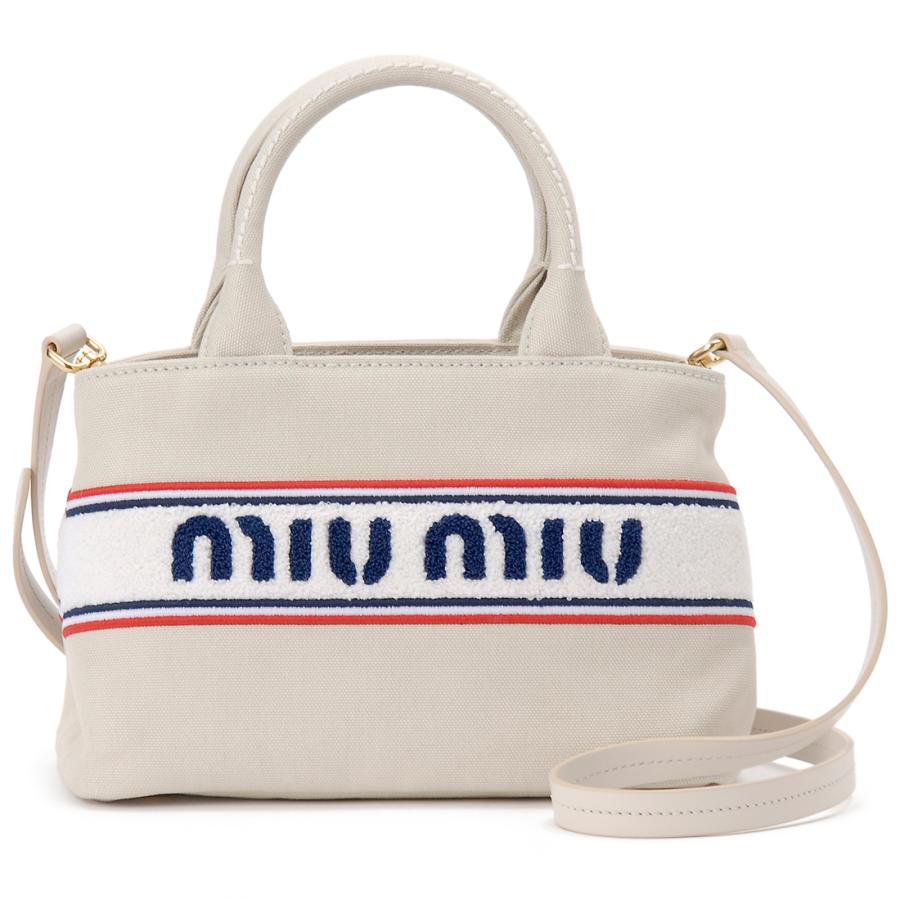 MIU MIU ミュウミュウ ハンドバッグ レディース ホワイト 