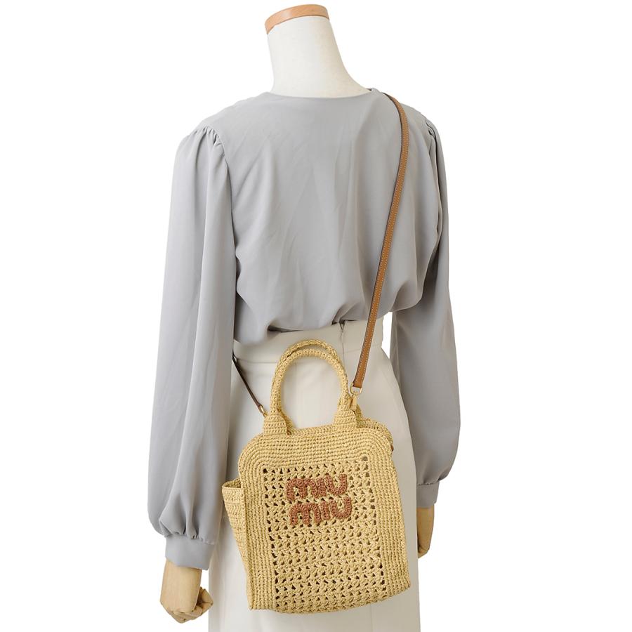 miu miumiu ミュウミュウ ハンドバッグ かごバッグ レディース