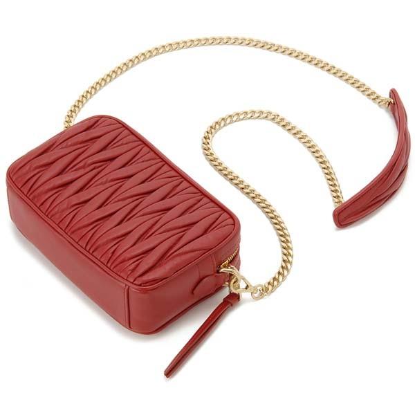 バッグ miumiu miu ミュウミュウ MIUMIU マテラッセレザー ショルダーバッグ