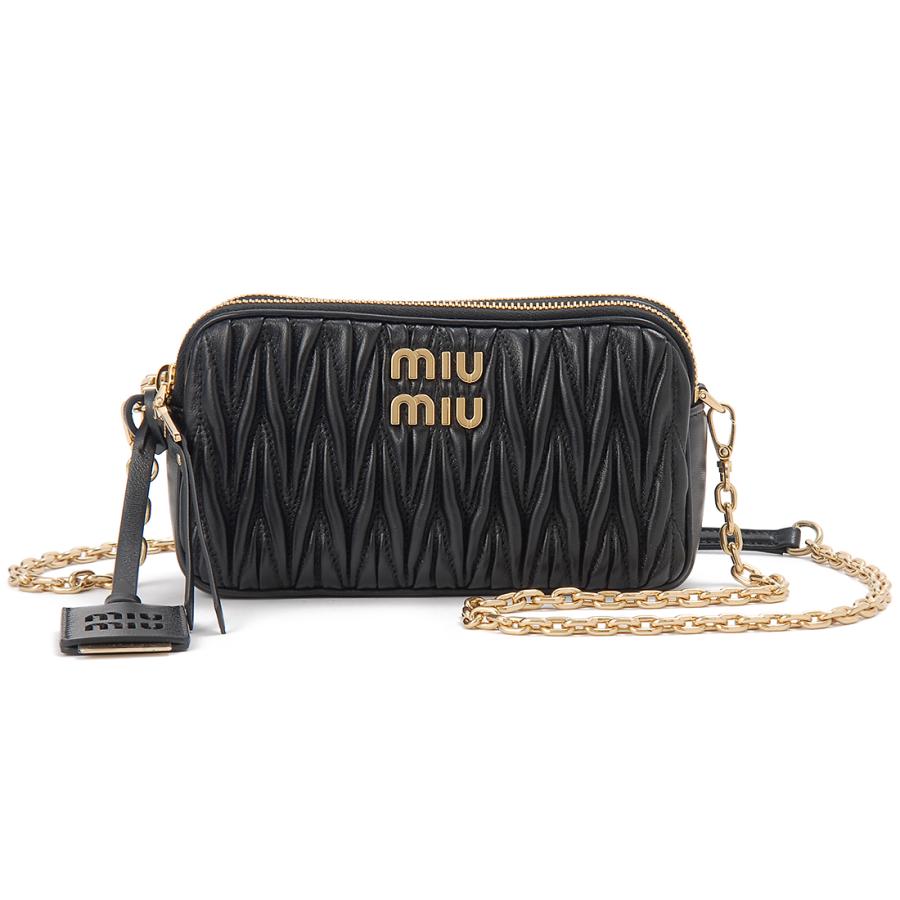 miu MIU ミュウミュウ ショルダーバッグ レディース ブラック miu MIU ミュウミュウ ショルダーバッグ レディース ブラック