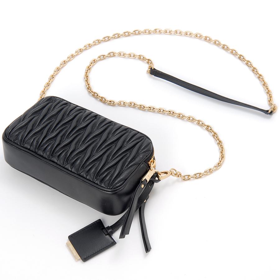 miu MIU ミュウミュウ ショルダーバッグ レディース ブラック miu MIU ミュウミュウ ショルダーバッグ レディース ブラック
