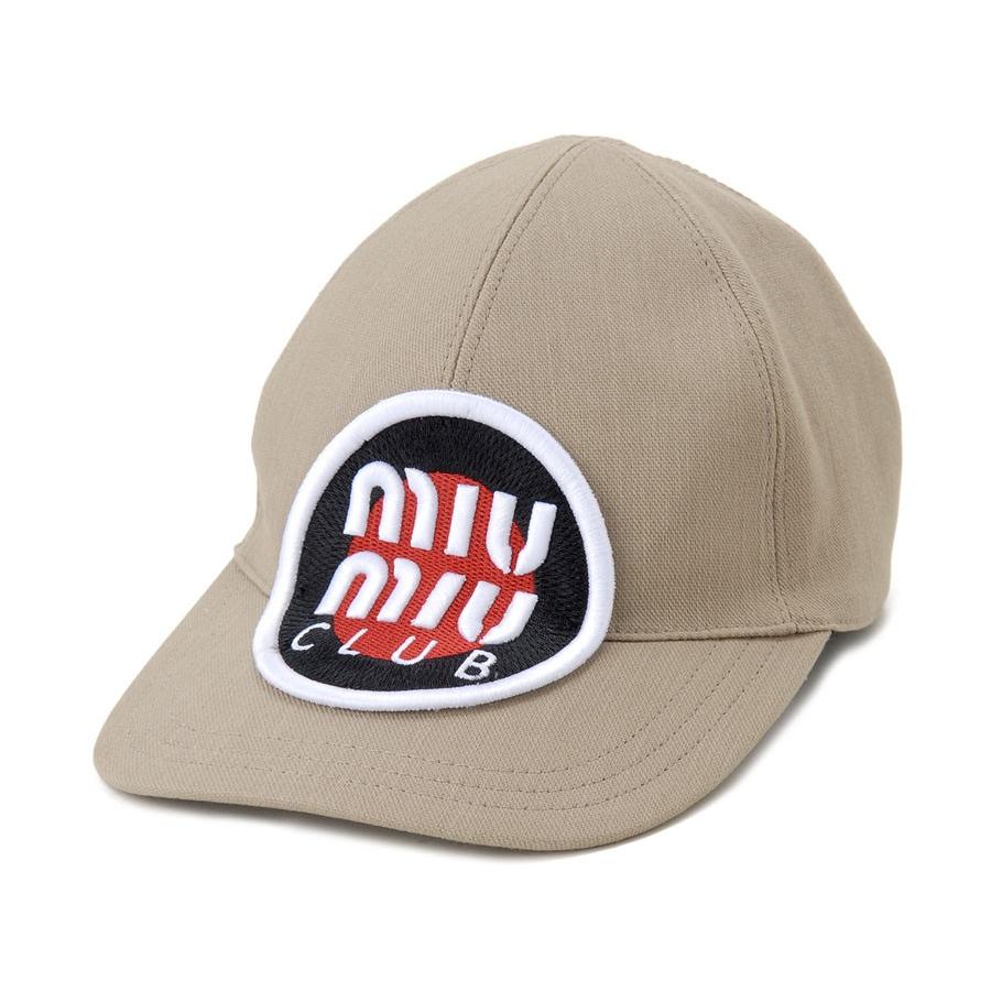 MIU MIU ミュウミュウ 起毛 5HC179 キャップ ピンク系 コットン ピンク