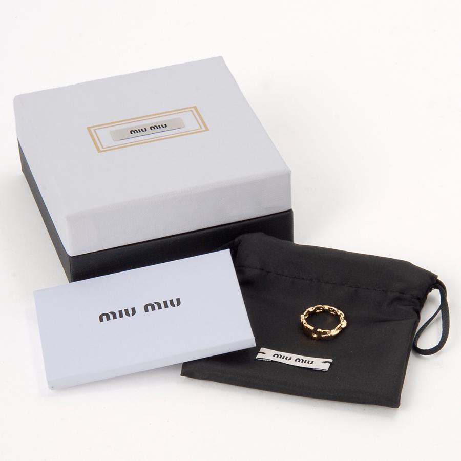 miu miumiu ミュウミュウ リング 指輪 レディース ゴールド miu miumiu ミュウミュウ リング 指輪 レディース ゴールド