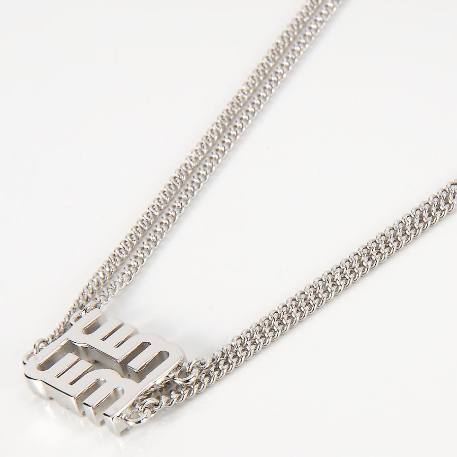 miu miumiu ミュウミュウ ネックレス レディース シルバー miu miumiu ミュウミュウ ネックレス レディース シルバー