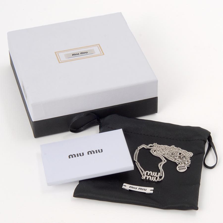 miu miumiu ミュウミュウ ネックレス レディース シルバー miu miumiu ミュウミュウ ネックレス レディース シルバー