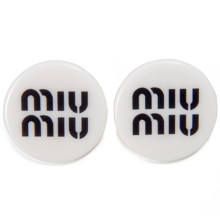 miu miu（ミュウミュウ） イヤリング 5IO063 2F8O F0964 PLEXIGLAS 